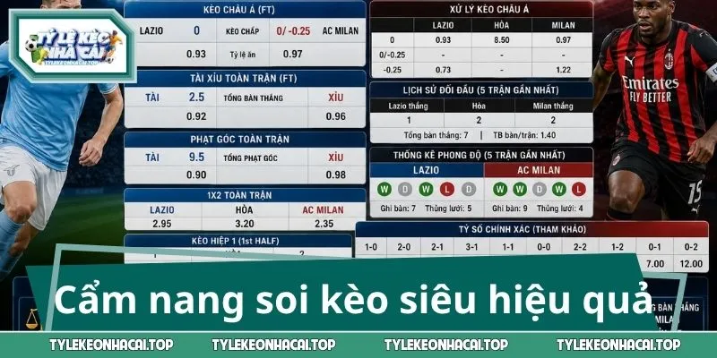 Cẩm nang soi kèo siêu hiệu quả 